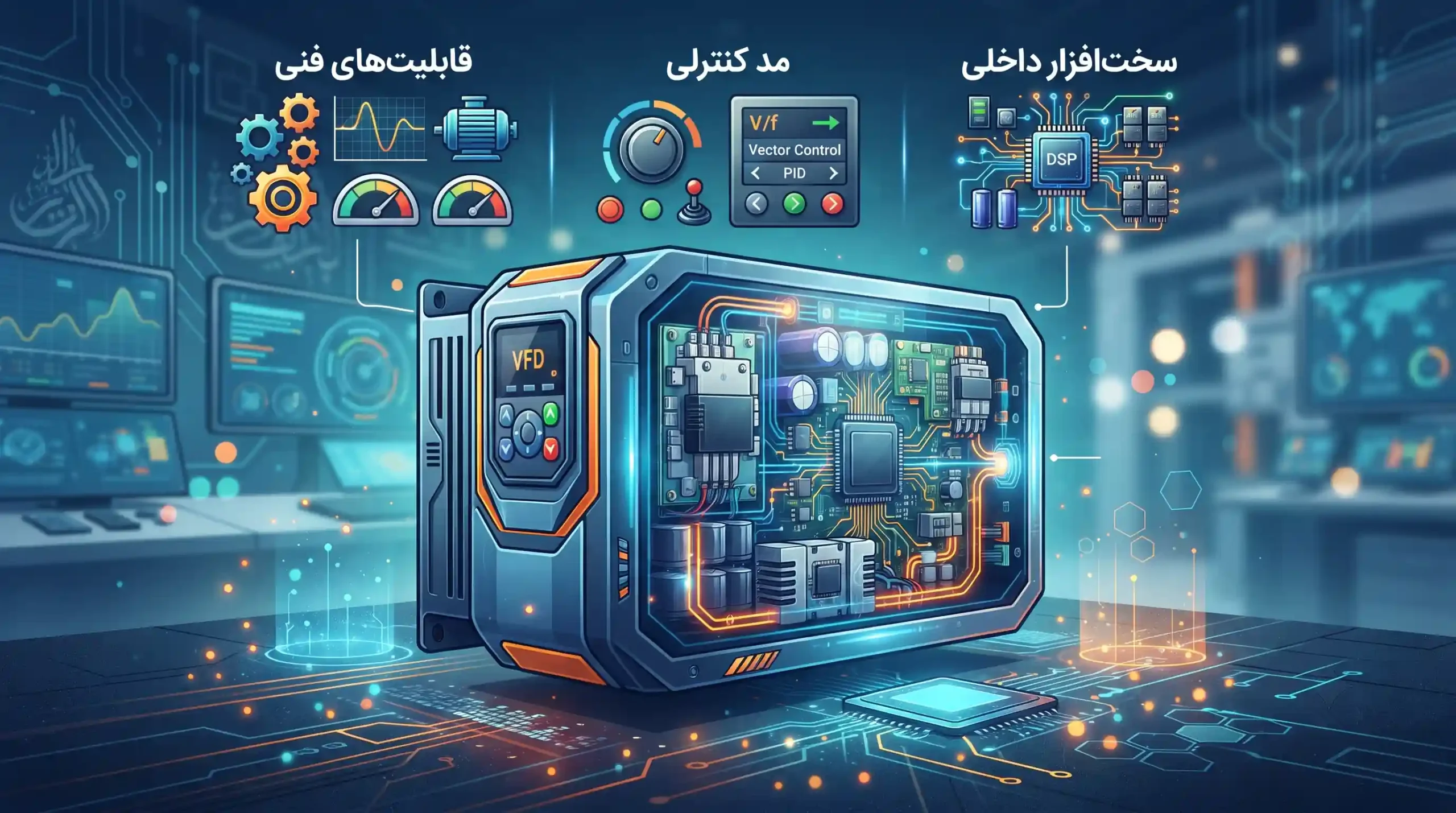 🛠 قابلیتهای فنی، مد کنترلی و سختافزار داخلی درایو