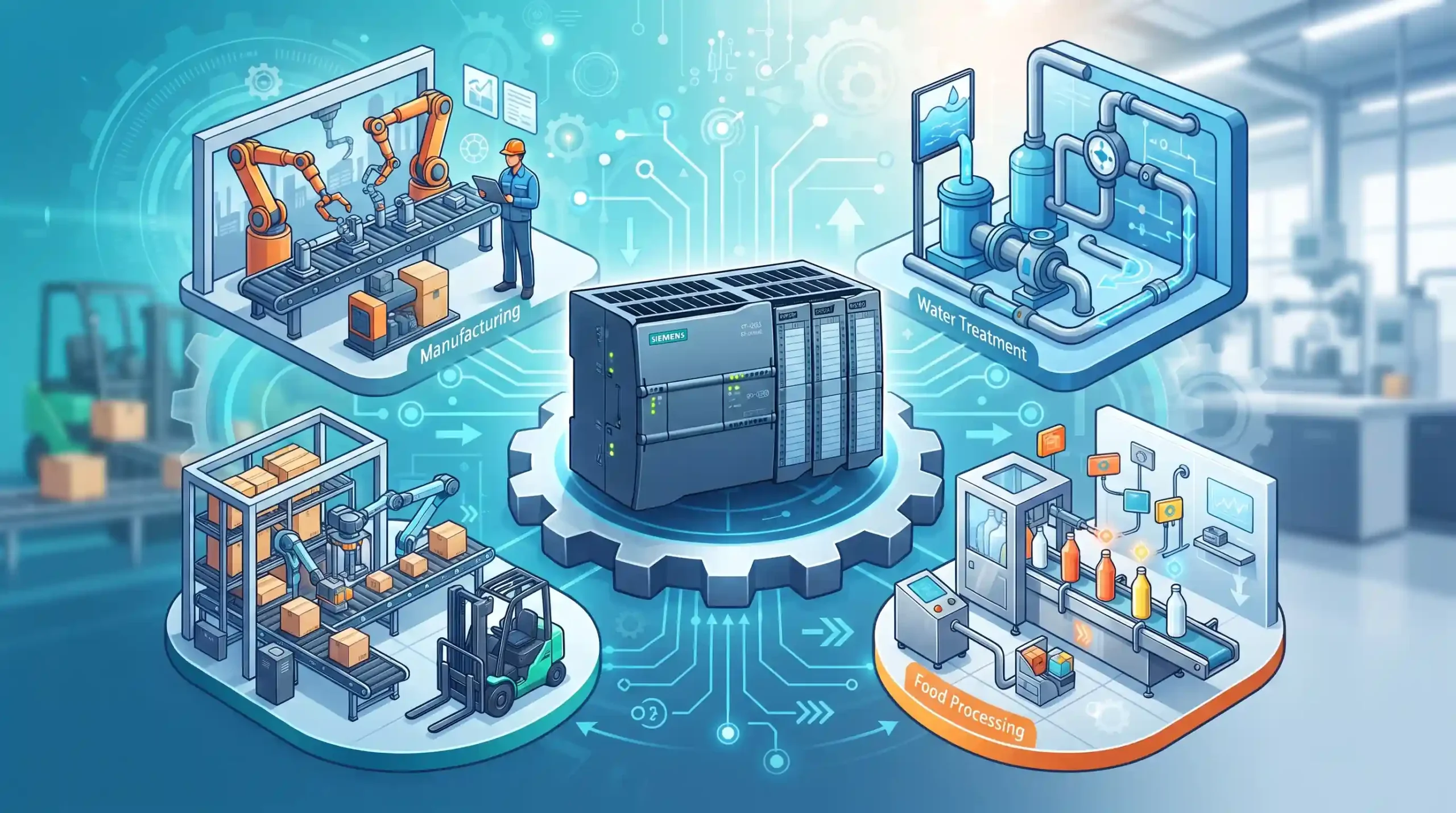 🛠️ کاربرد پی ال سی S7-1200 در صنایع مختلف و صرفه اقتصادی آن
