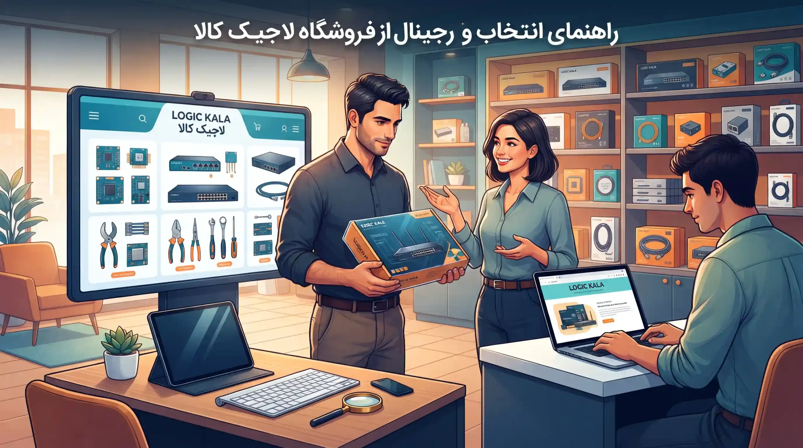 🛒 راهنمای انتخاب و خرید تجهیزات اورجینال از فروشگاه لاجیک کالا