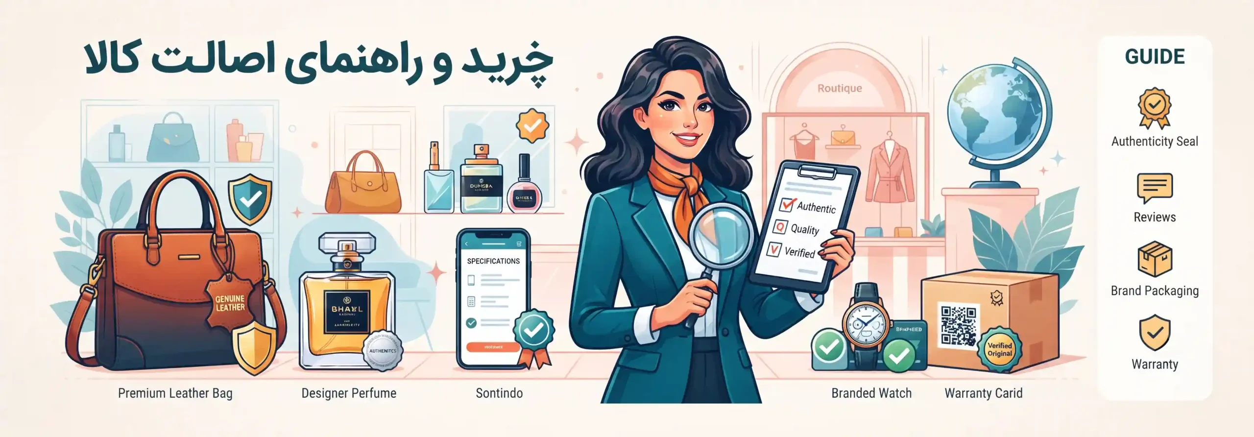 🛒 چک‌لیست نهایی خرید و راهنمای اصالت کالا