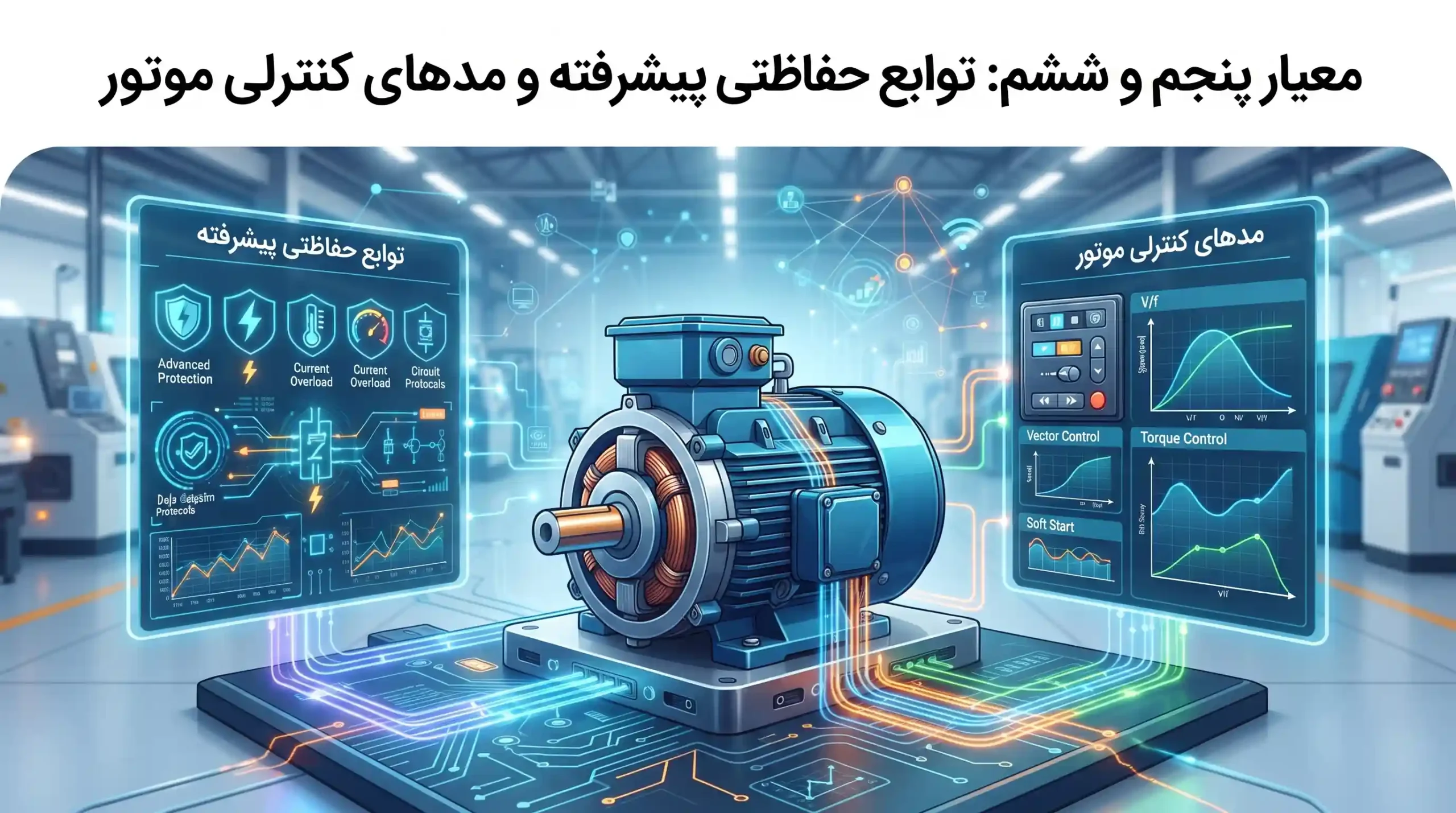 🛡️ معیار پنجم و ششم: توابع حفاظتی پیشرفته و مدهای کنترلی موتور