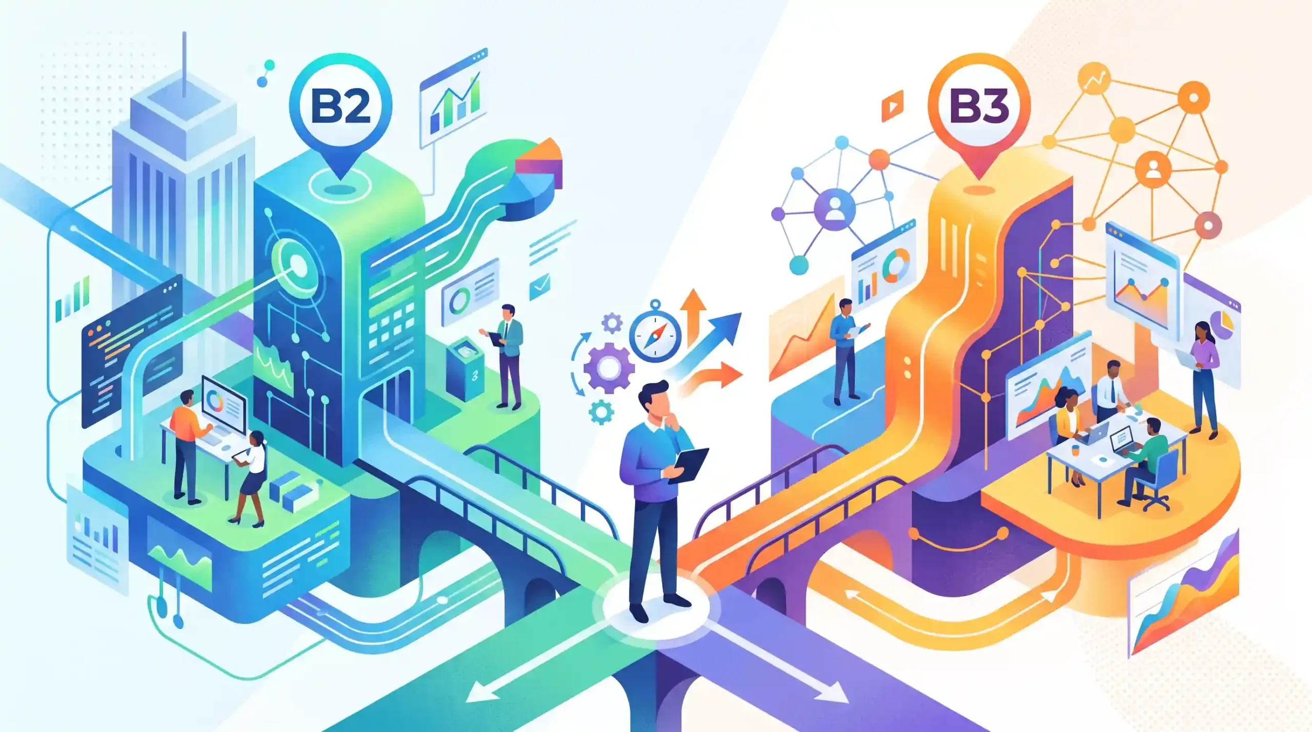 🛠️ بررسی کاربردها و سناریوهای اجرایی انتخاب بین B2 و B3