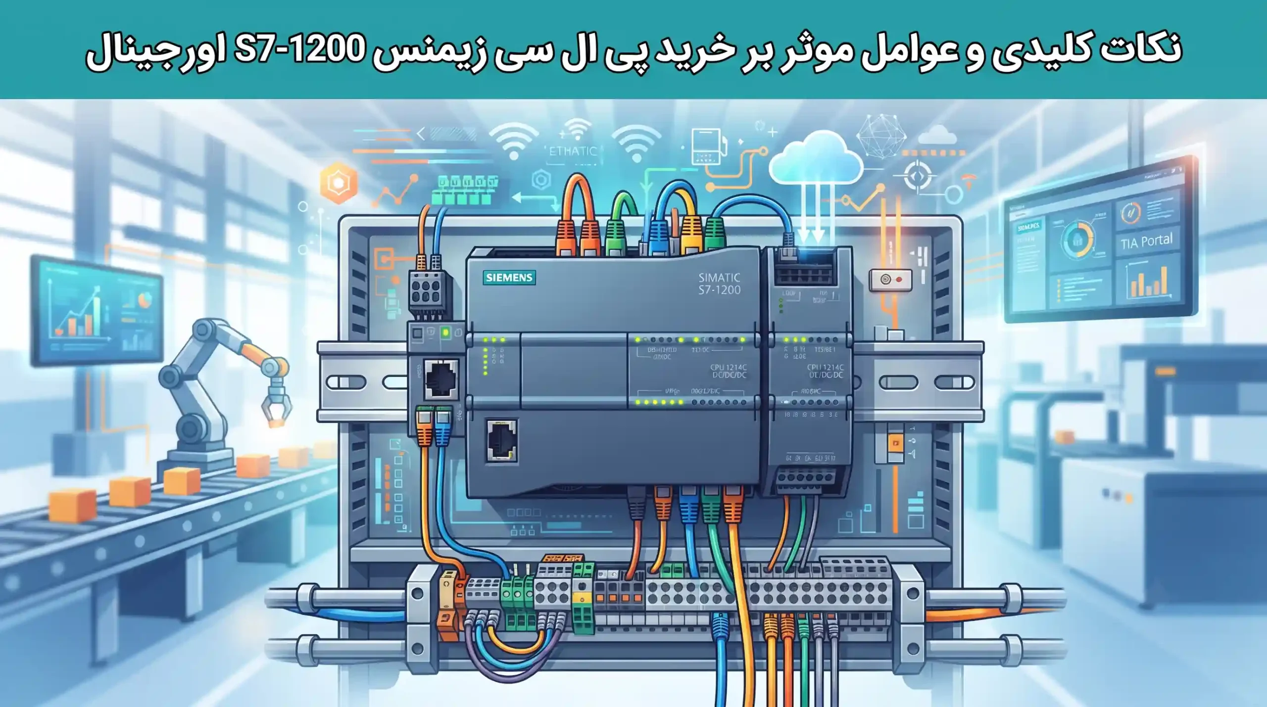 💰 نکات کلیدی و عوامل موثر بر خرید پی ال سی زیمنس S7-1200 اورجینال