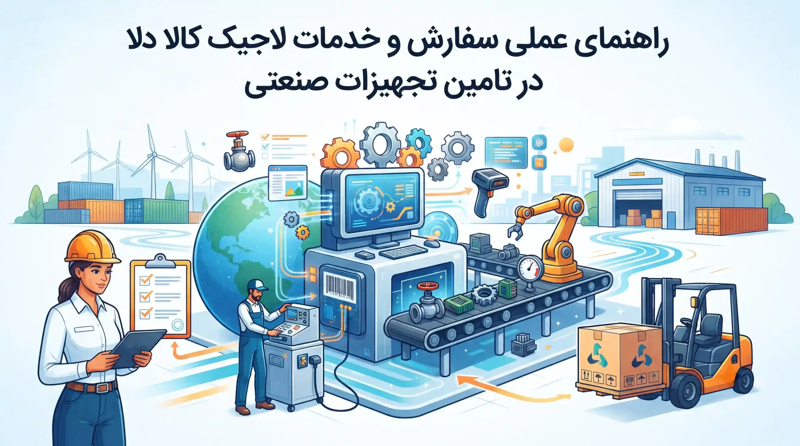 🛒 راهنمای عملی سفارش و خدمات لاجیک کالا در تامین تجهیزات صنعتی