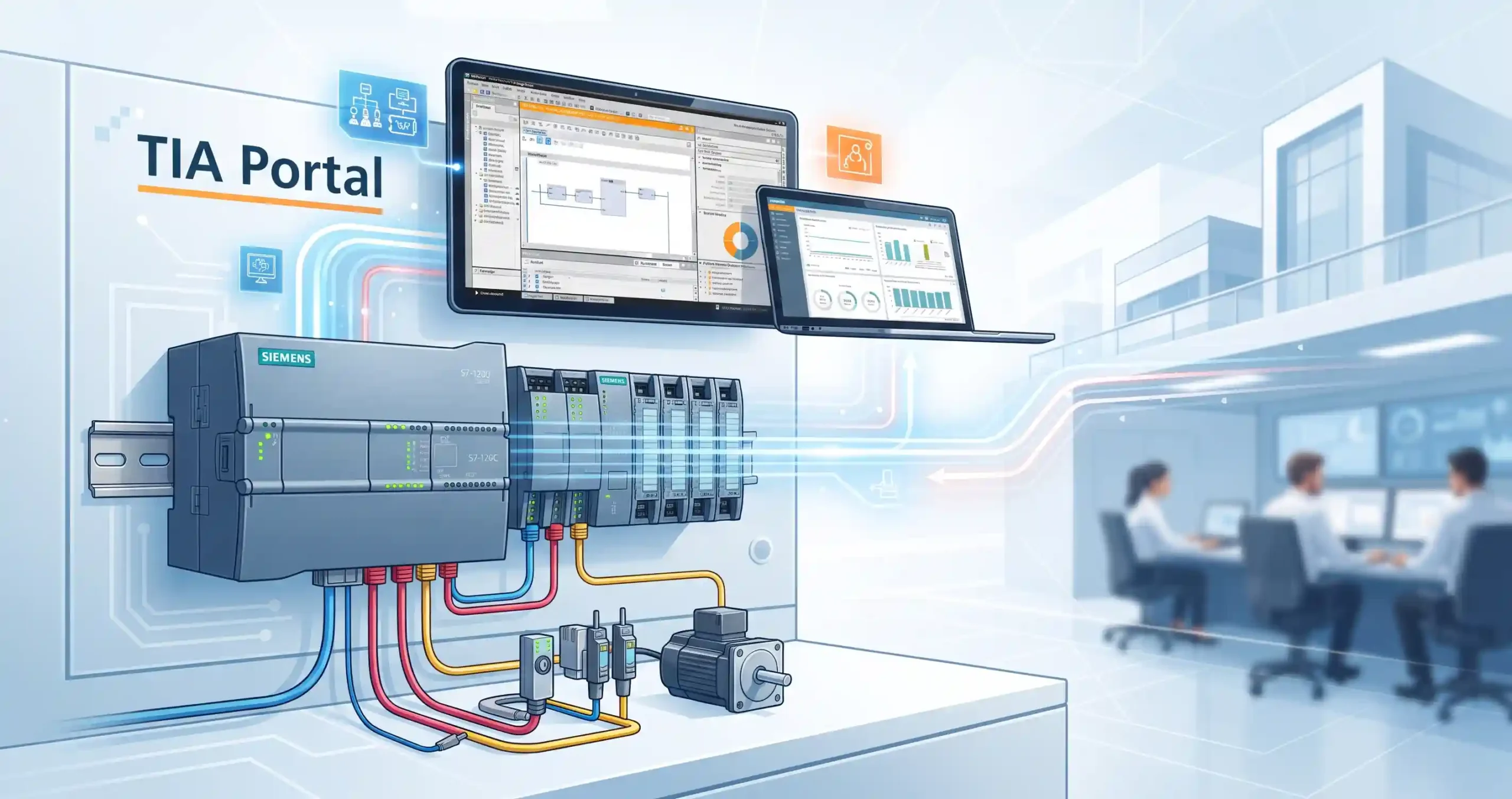 🛠️ نرم افزار TIA Portal و قابلیت های نرم افزاری S7-1200