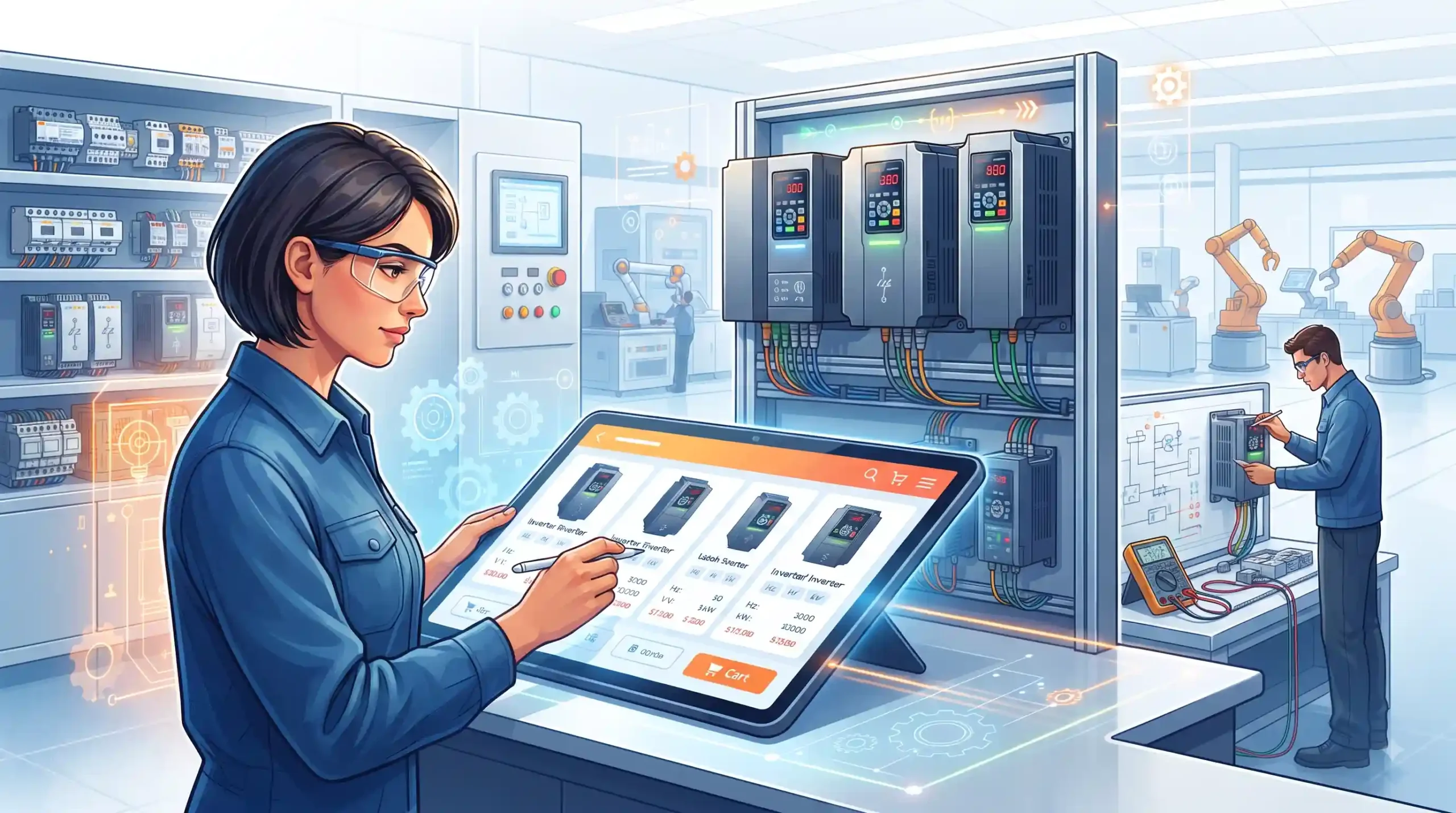 🛠️ راهنمای انتخاب و خرید اینورتر از فروشگاه قطعات اتوماسیون صنعتی