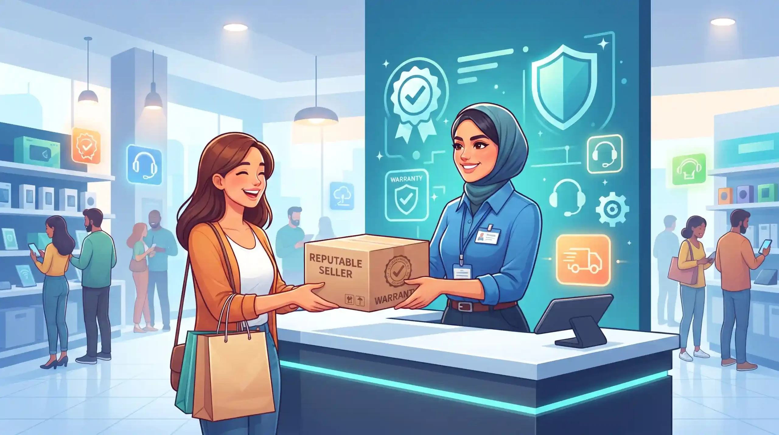 🛡️ نقش فروشندگان معتبر و خدمات پس از فروش در خرید مطمئن