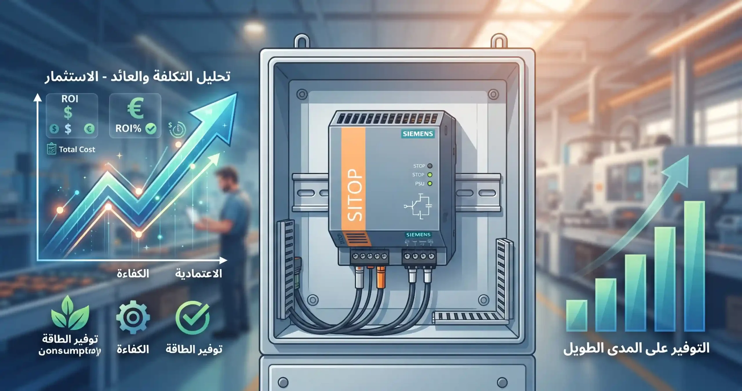 💰 تحلیل قیمت و توجیه اقتصادی خرید منبع تغذیه SITOP زیمنس