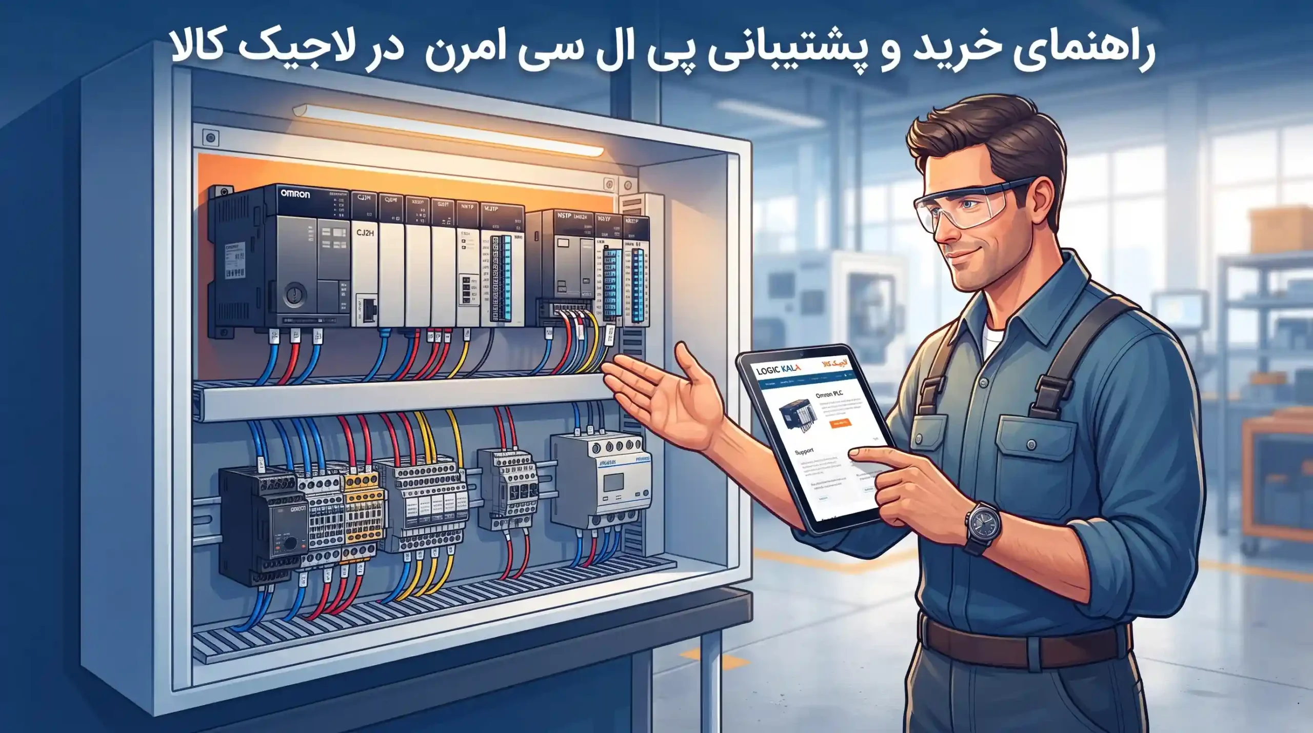 🛒 راهنمای خرید و پشتیبانی پی ال سی امرن در لاجیک کالا