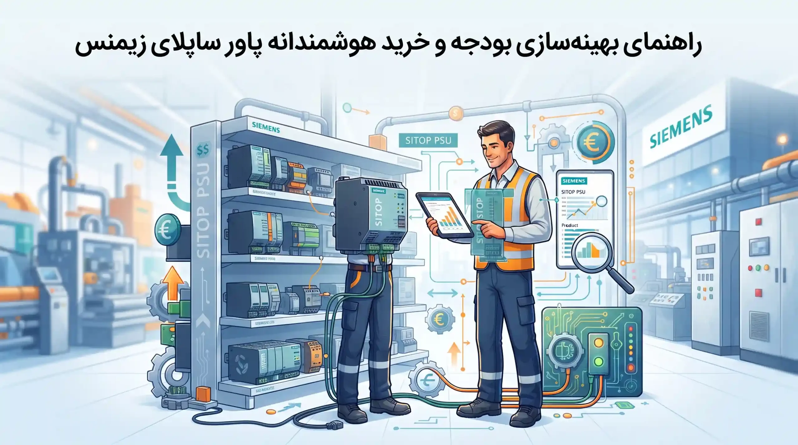 🎯 راهنمای بهینهسازی بودجه و خرید هوشمندانه پاور ساپلای زیمنس