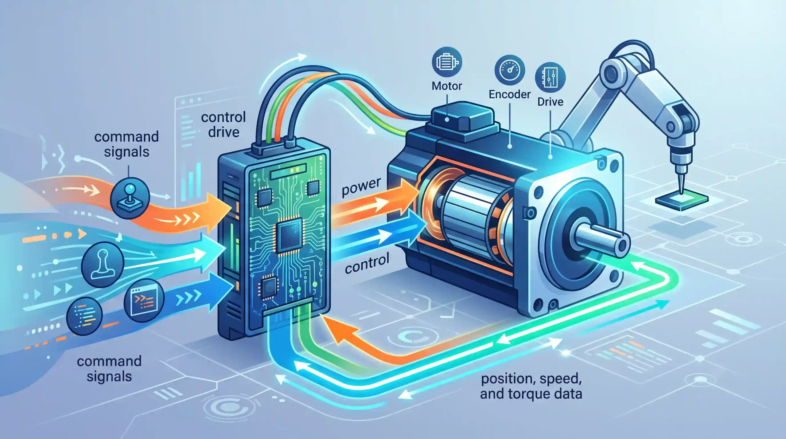 ⚙️ سروو سیستم چیست و چگونه کار می‌کند؟