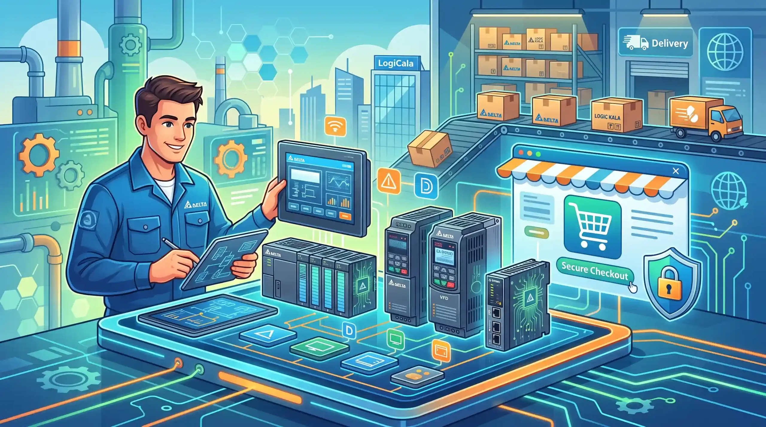 🛒 خرید مطمئن تجهیزات دلتا از لاجیک کالا
