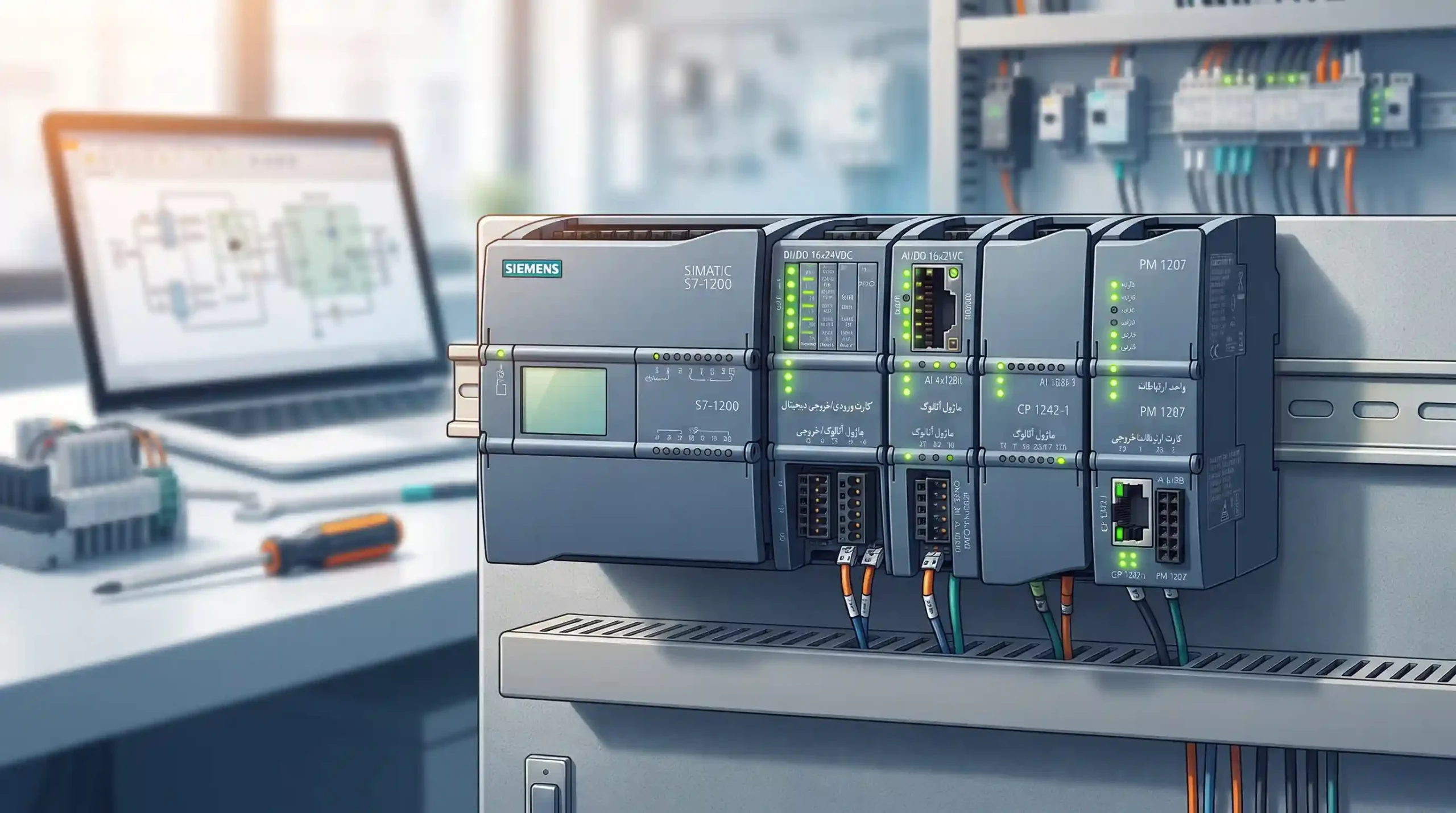 🔌 کارت‌های توسعه، ماژول‌های سیگنال و لوازم جانبی S7-1200