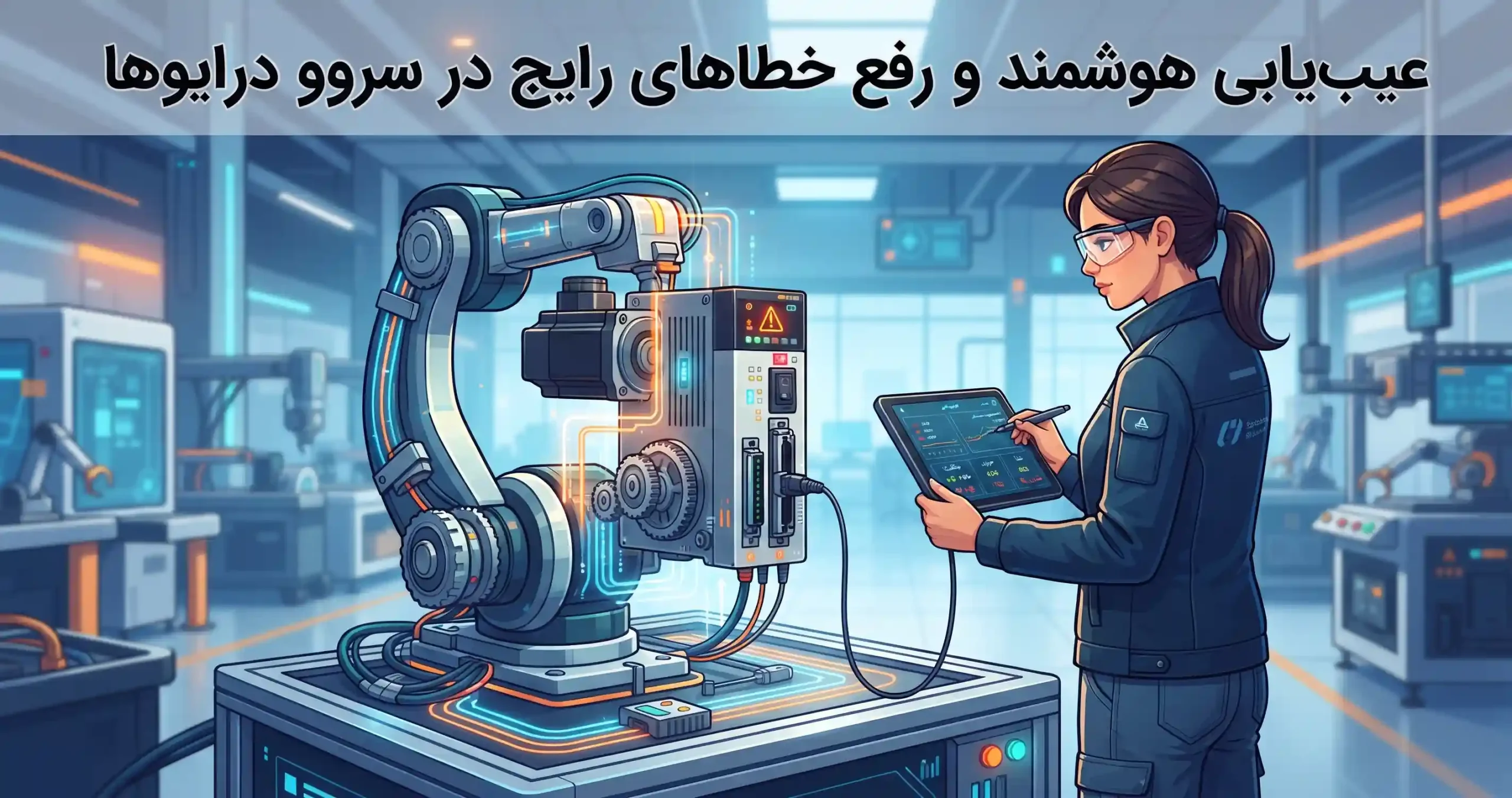 💡 عیبیابی هوشمند و رفع خطاهای رایج در سروو درایوها