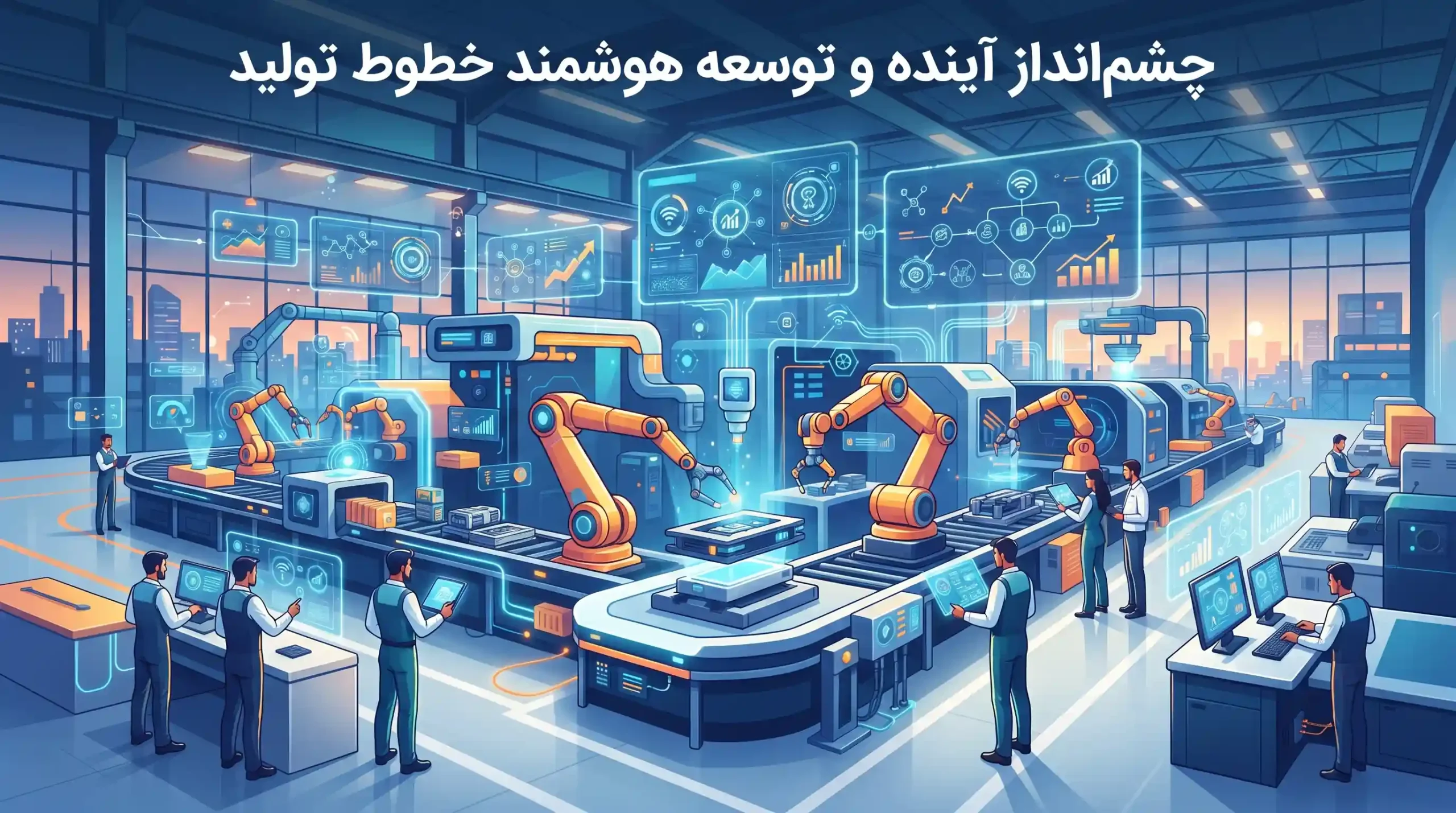 🌟 چشم‌انداز آینده و توسعه هوشمند خطوط تولید