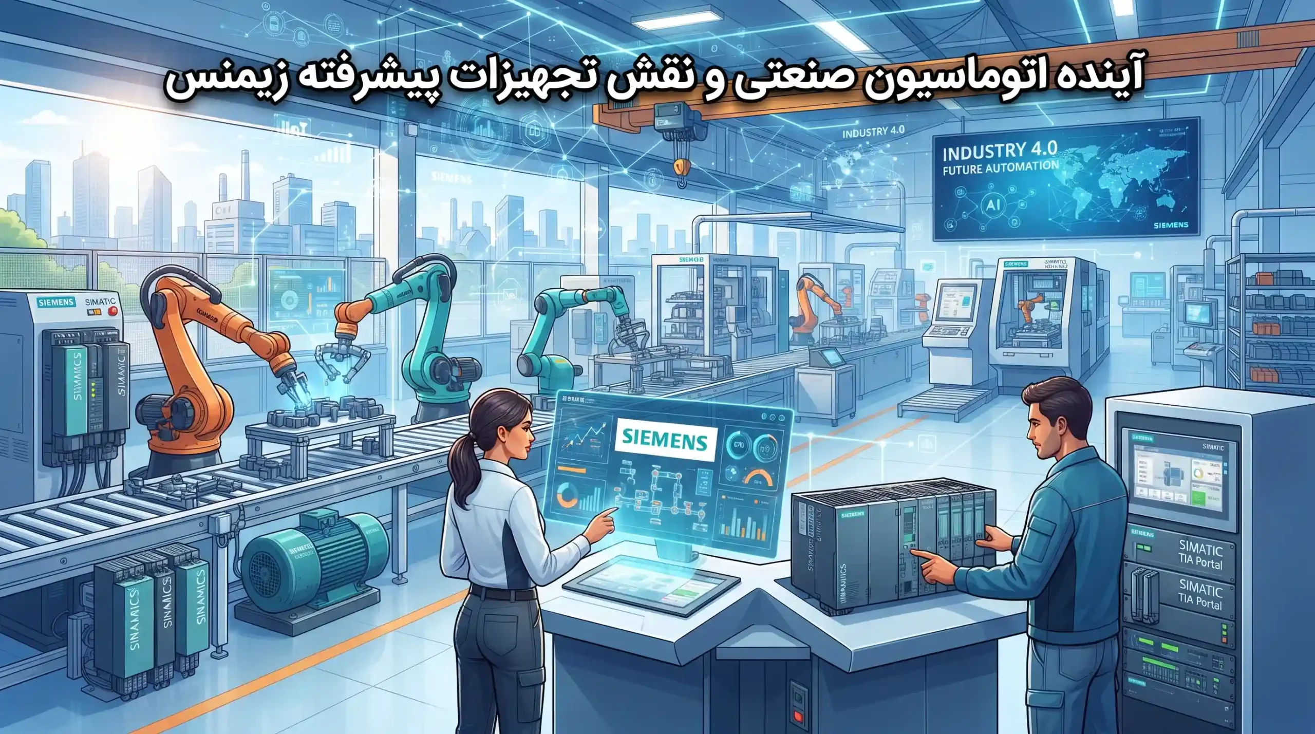 🚀 آینده اتوماسیون صنعتی و نقش تجهیزات پیشرفته زیمنس