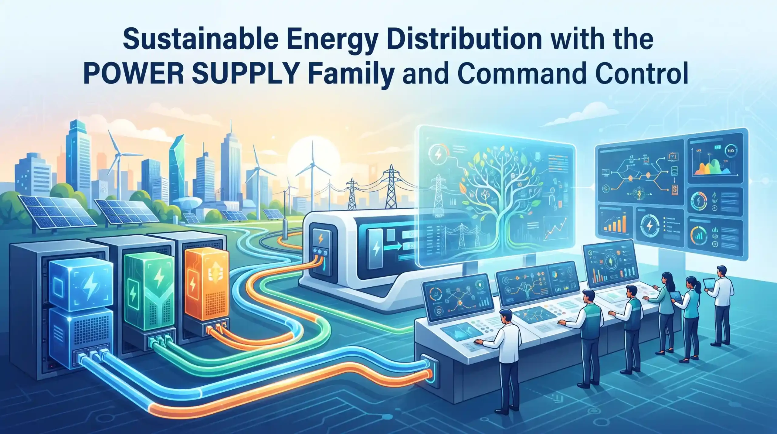 ⚡ توزیع پایدار انرژی با خانواده POWER SUPPLY و کنترل فرمان