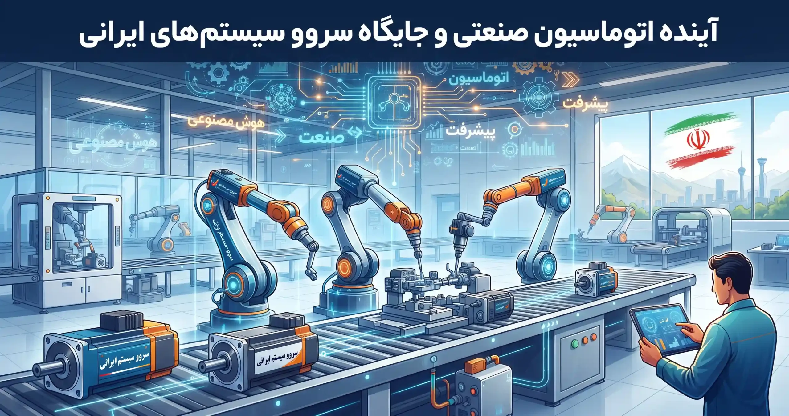 🚀 آینده اتوماسیون صنعتی و جایگاه سروو سیستم‌های ایرانی