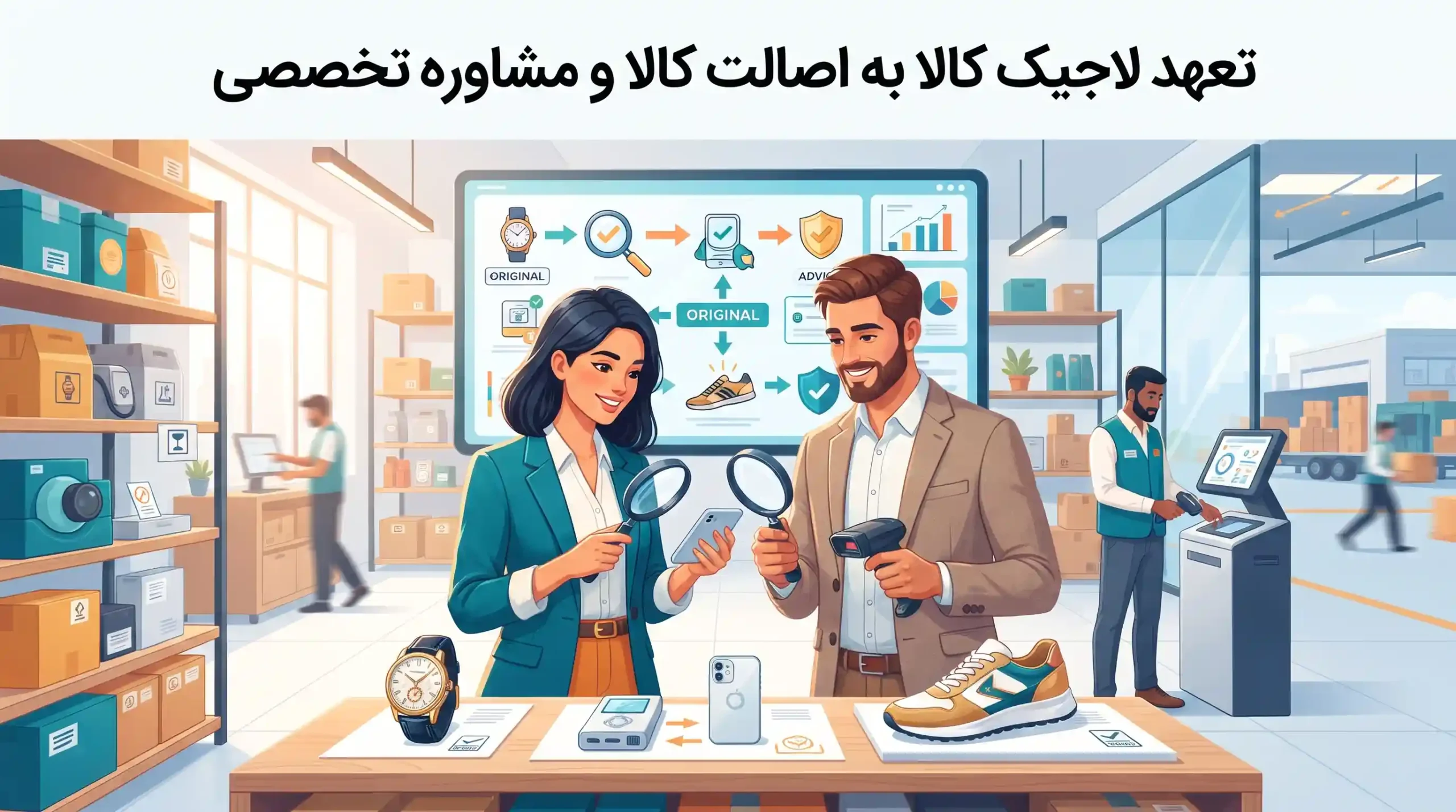 🤝 تعهد لاجیک کالا به اصالت کالا و مشاوره تخصصی