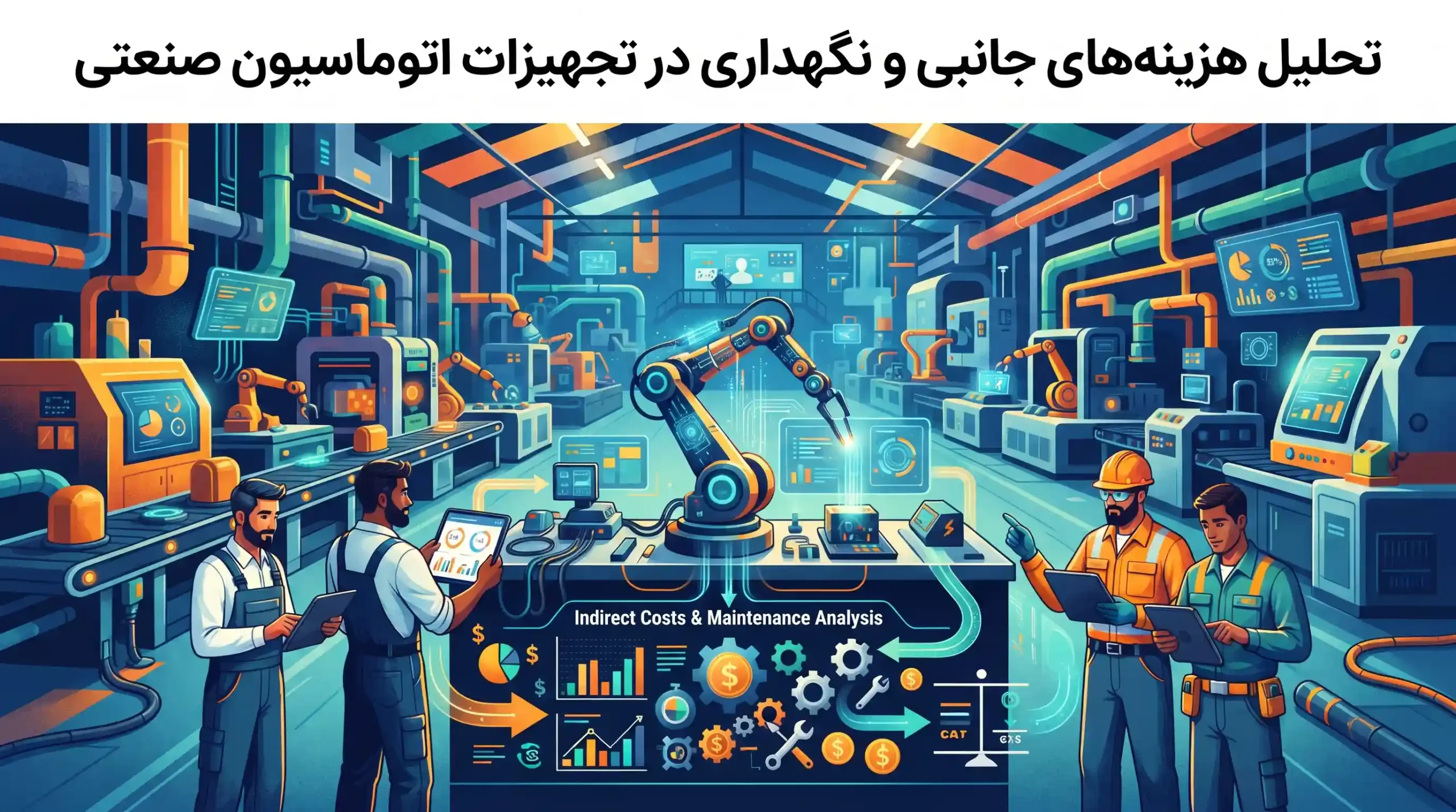 ⚡ تحلیل هزینه‌های جانبی و نگهداری در تجهیزات اتوماسیون صنعتی
