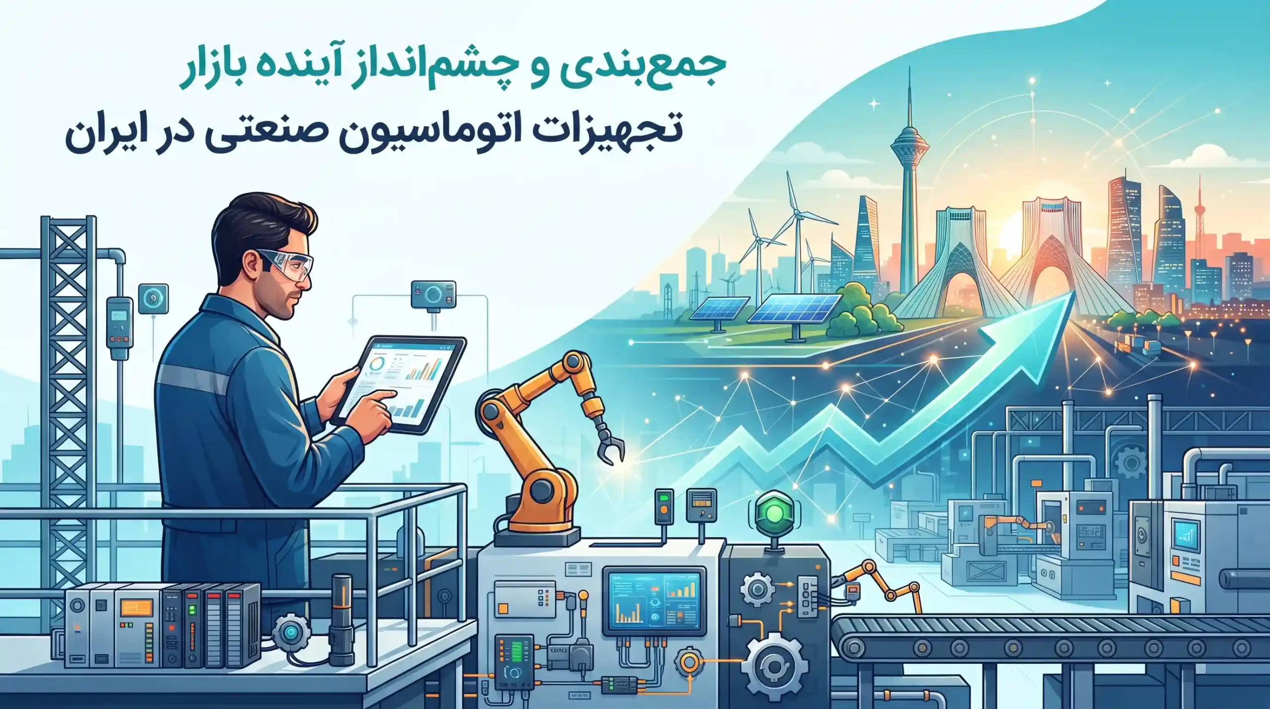 🌟 جمع‌بندی و چشم‌انداز آینده بازار تجهیزات اتوماسیون صنعتی در ایران